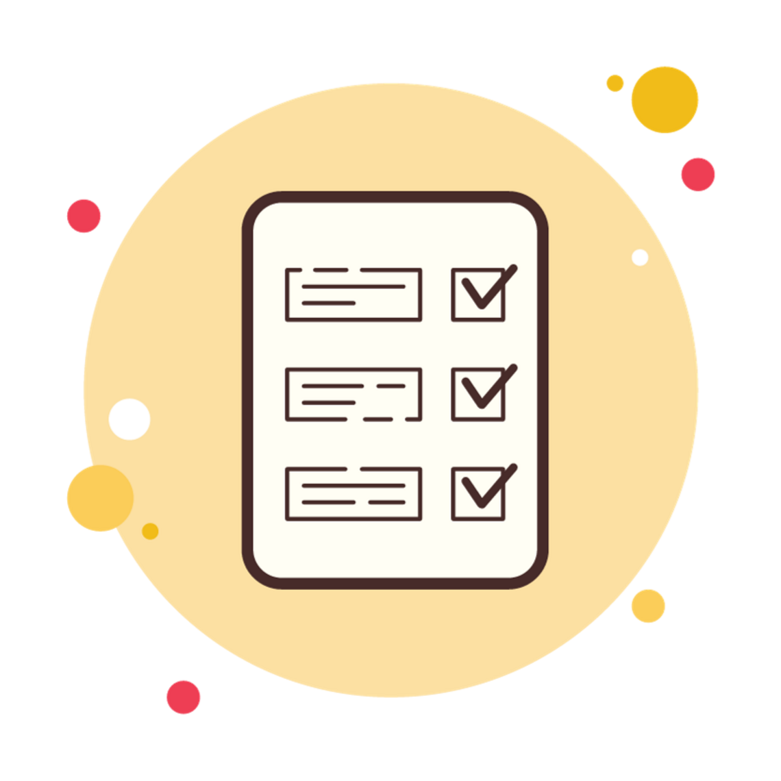 Checklist graphic