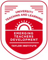 Emerging Teachers Development Badge