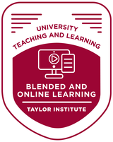 Badge - Blended and Online Learning 